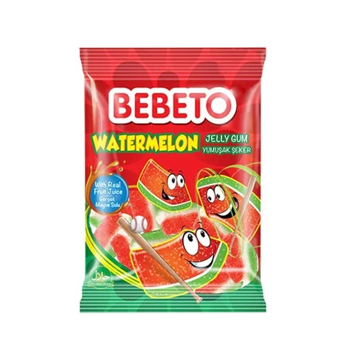 پاستیل ببتو BEBETO مدل شکر هندوانه ۸۰ گرمی