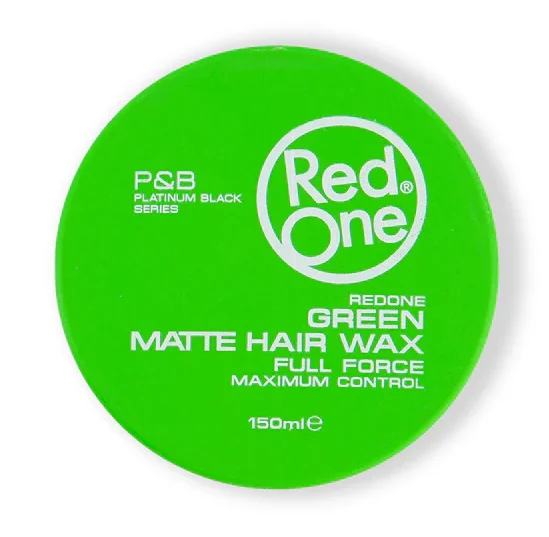واکس مو مات رنگ سبز ردوان Red One مدل Green حجم 150 میل