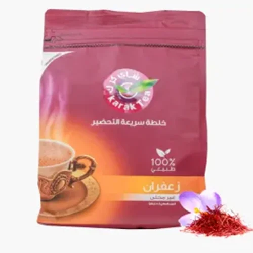 چای کرک زعفران برند Karak Tea بسته 1 کیلویی