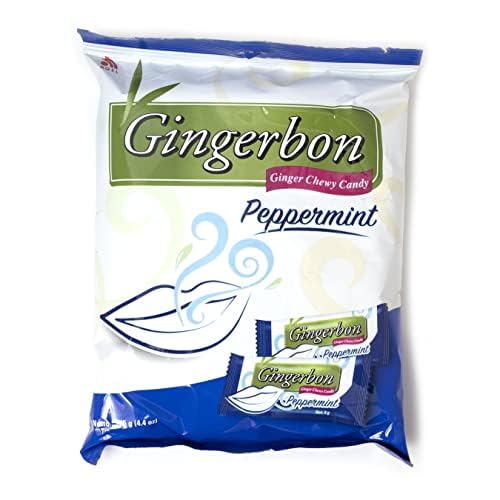 تافی نرم زنجبیلی نعنایی جینجربن پپرمینت 125 گرمی _  Peppermint