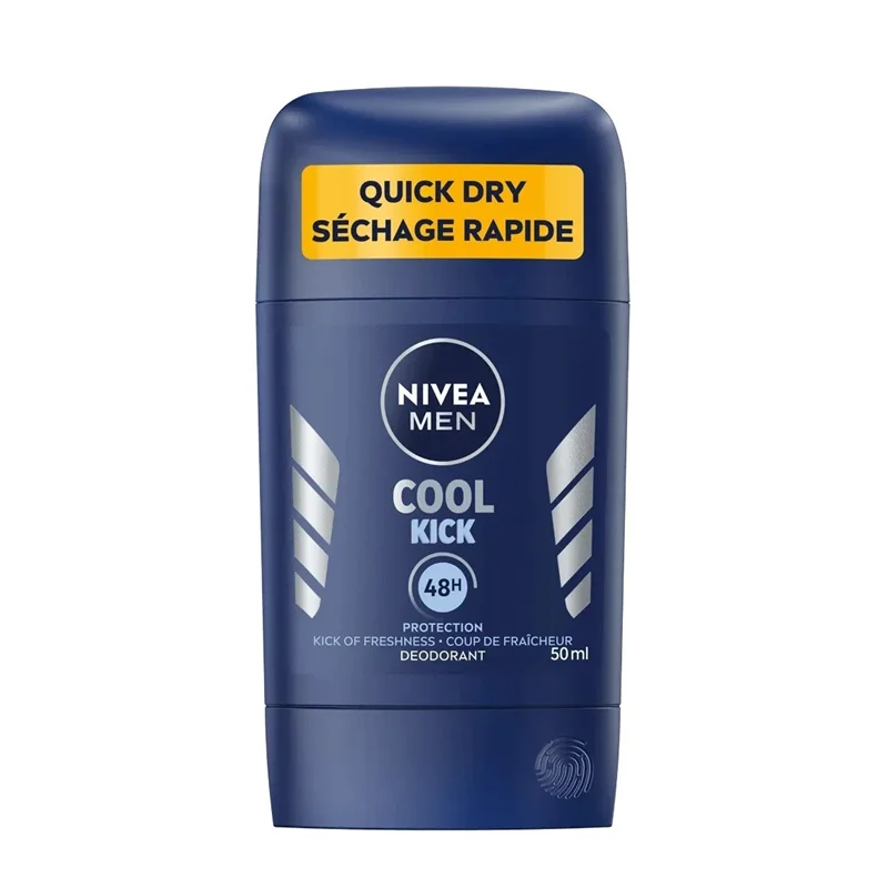استیک ضد تعریق مردانه نیوآ Nivea مدل Cool Kick حجم 50 میلی لیتر