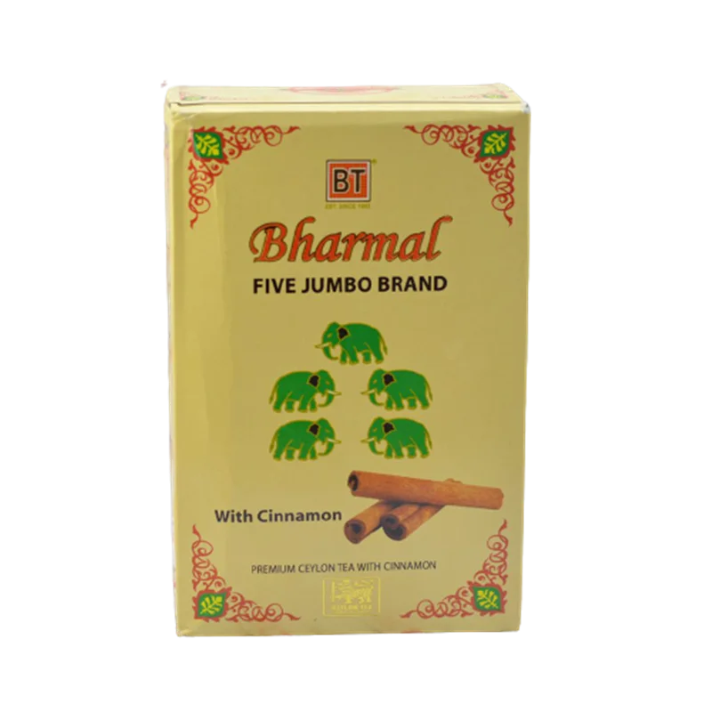 چای بارمال Bharmal مدل Five Jumbo با طعم دارچین
