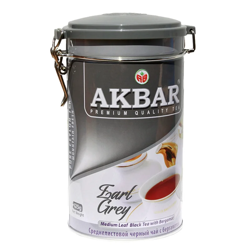 چای قوطی اکبر مدل Erel Grey وزن ۴۵۰ گرم