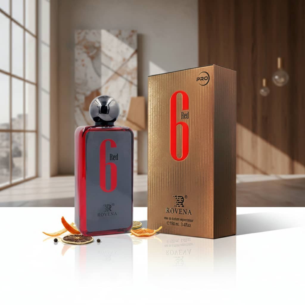 عطر روونا سیکس رد رایحه افنان 9 پی ام ربل | Rovena 6 Red | Afnan 9 PM Rebel