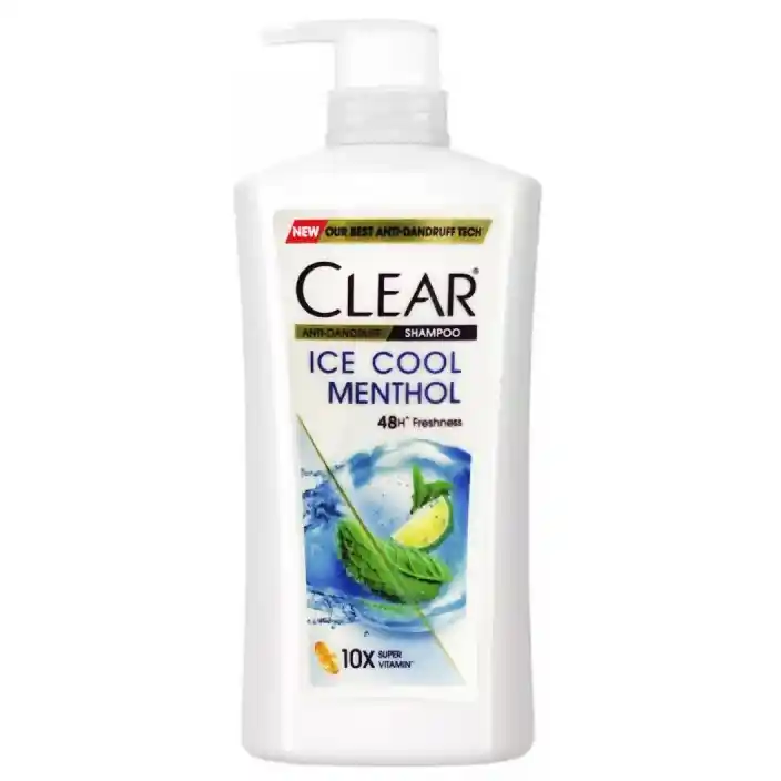 شامپو ضد شوره پمپی زنانه نعنایی مدل Ice Cool Menthol کلیر  650 میل