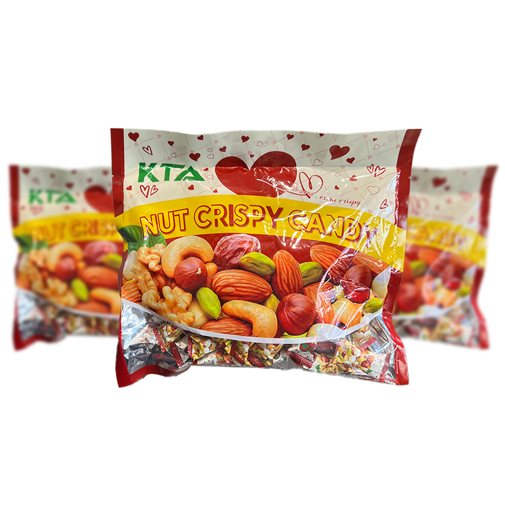 شکلات غلات آجیلی 500 گرمی _ KTA Nut Crispy Candy