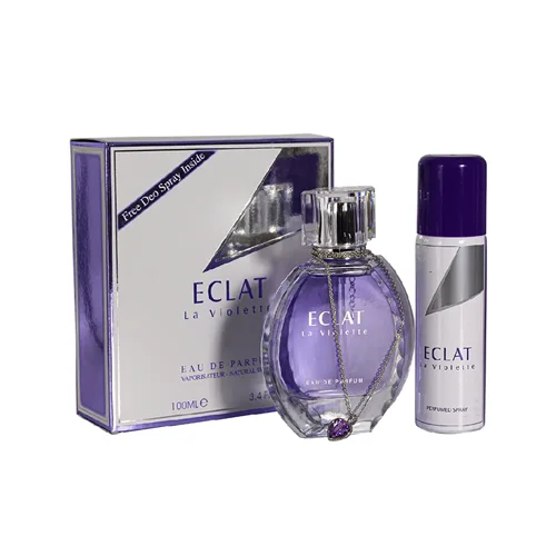 عطر ادکلن زنانه لانوین اکلت د آرپج فراگرنس ورد اکلت لا ویولت با اسپری (Fragrance World ECLAT)