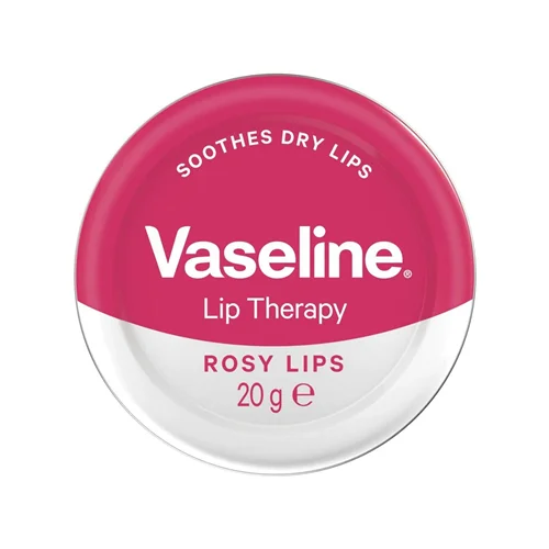 بالم لب فلزی وازلین VASELINE با عصاره گل رز