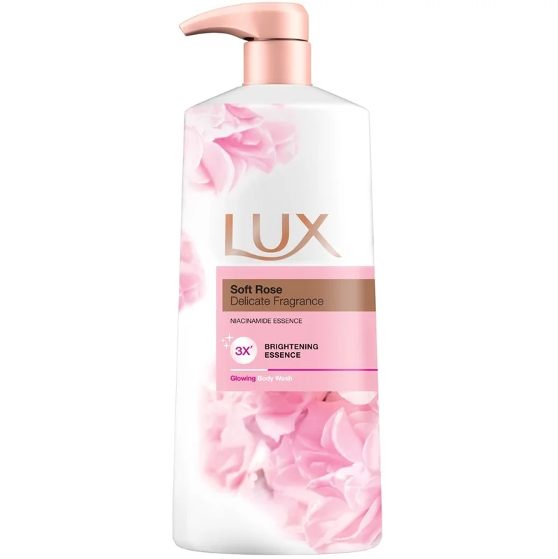 شامپو بدن کرمی لوکس رایحه گل رز Lux Soft Rose حجم 500 میلی لیتر