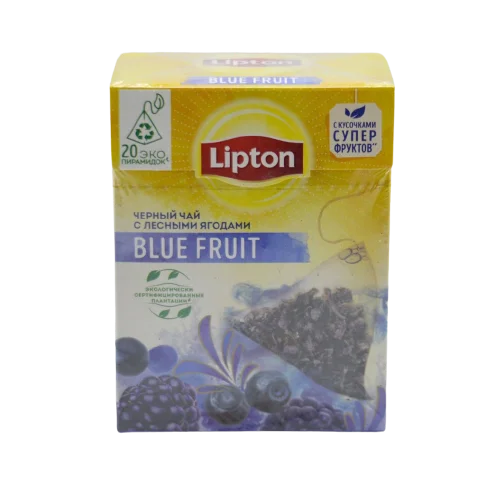 چای لیپتون Lipton مدل Blue Fruit بسته 20 عددی