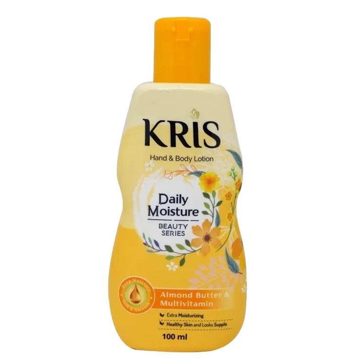لوسیون دست و بدن کریس Kris روغن بادام و مولتی ویتامین حجم 200 میل