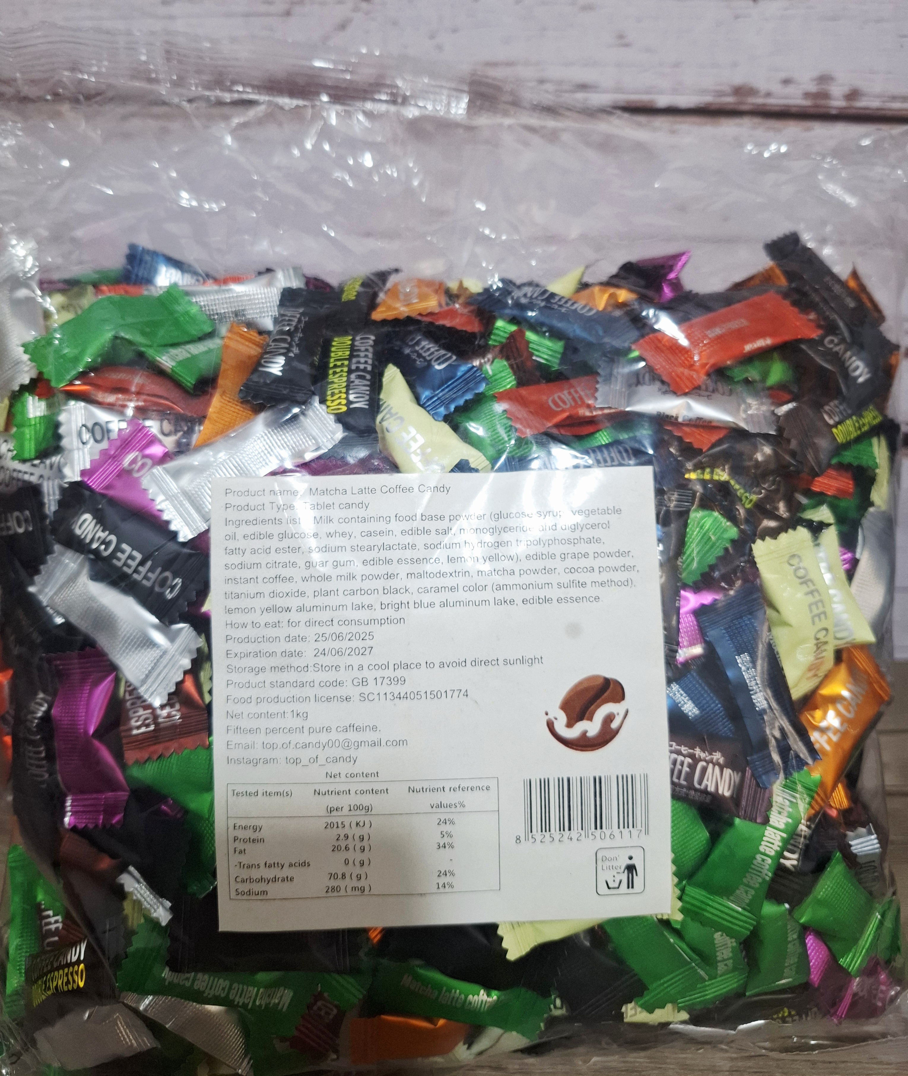 کافی کندی میکس چند طعم _ یک کیلویی _ Coffee Candy