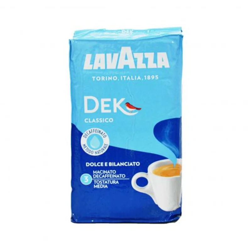 قهوه بدون کافئین لاوازا Lavazza مدل Decaffeinated