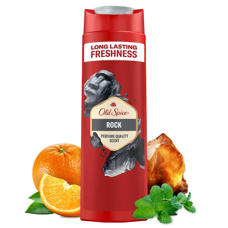 شامپو سر و بدن و صورت الد اسپایس مدل راک (3در1)  Old Spice Rock _ میل 400