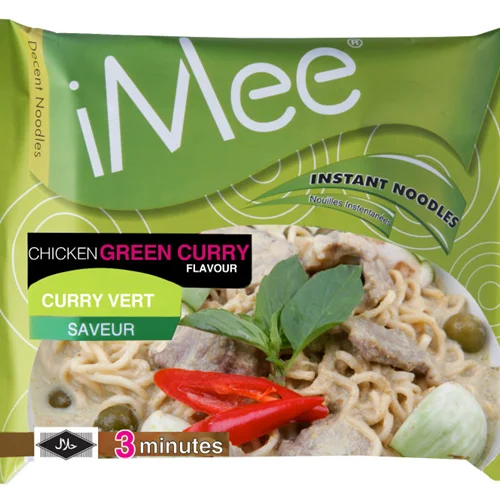نودل پاکتی iMee با طعم مرغ سبز کاری Chicken Green Curry