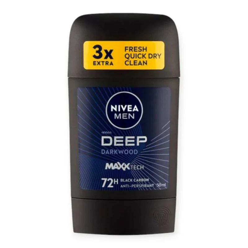 مام صابونی مردانه نیوا NIVEA مدل DEEP DARK WOOD حجم 50 میل