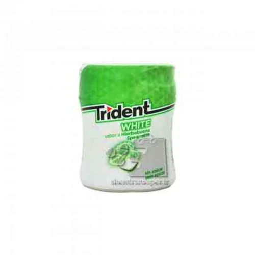 آدامس نعنا سبز ( بدون شکر ) وایت تریدنت – trident