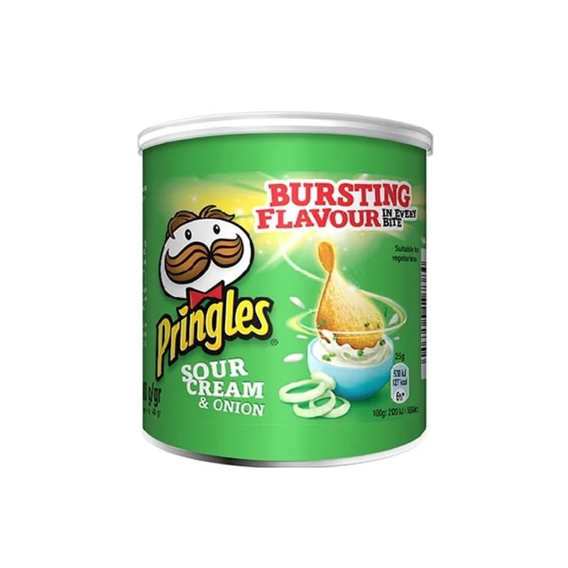 چیپس مینی Pringles خامه و پیاز