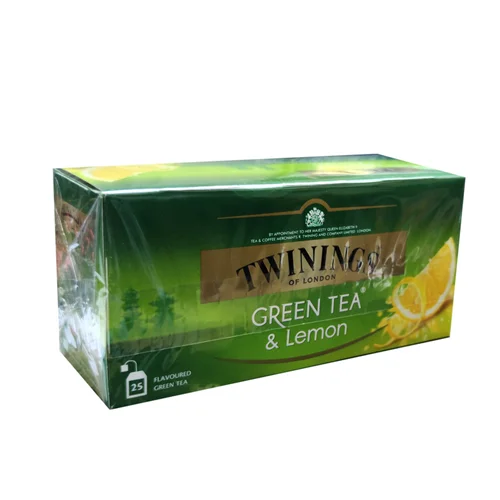 چای کیسه ای توینینگز  Twinings مدل Green Tea & LImon