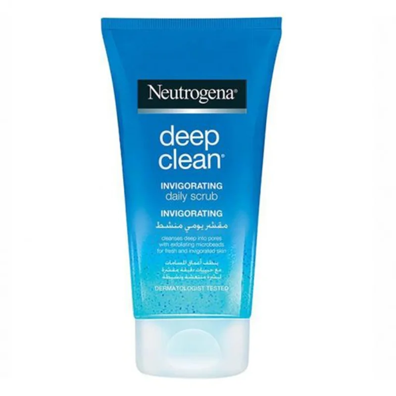 اسکراب روزانه تقویت کننده و تمیز کننده نیتروژنا Neutrogena Deep Clean Invigorating Face Scrub