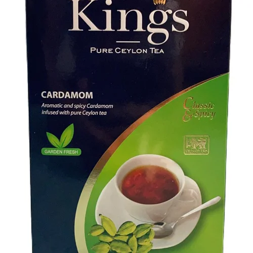چای کینگس با طعم هل 500 گرم Kings Cardamom