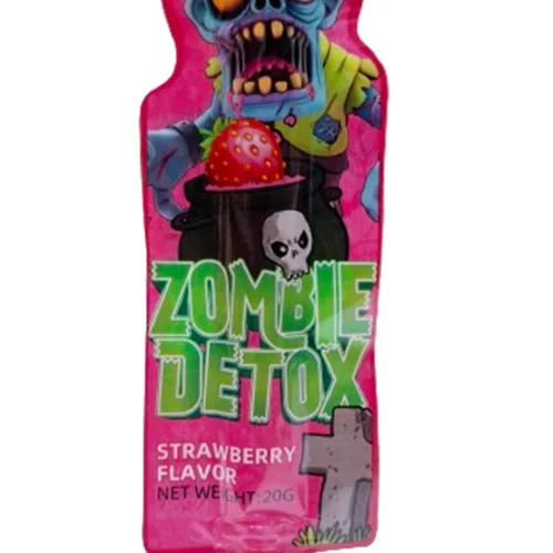 ژله ترش زامبی با طعم توت فرنگی 20 گرمی zombie