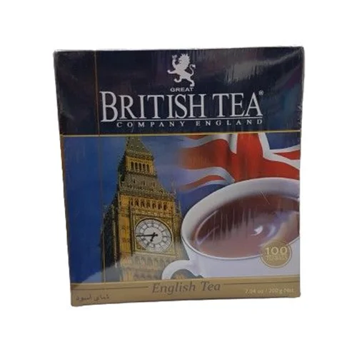 چای سیاه کیسه ای انگلیش بریتیش بسته ۱۰۰ عددی