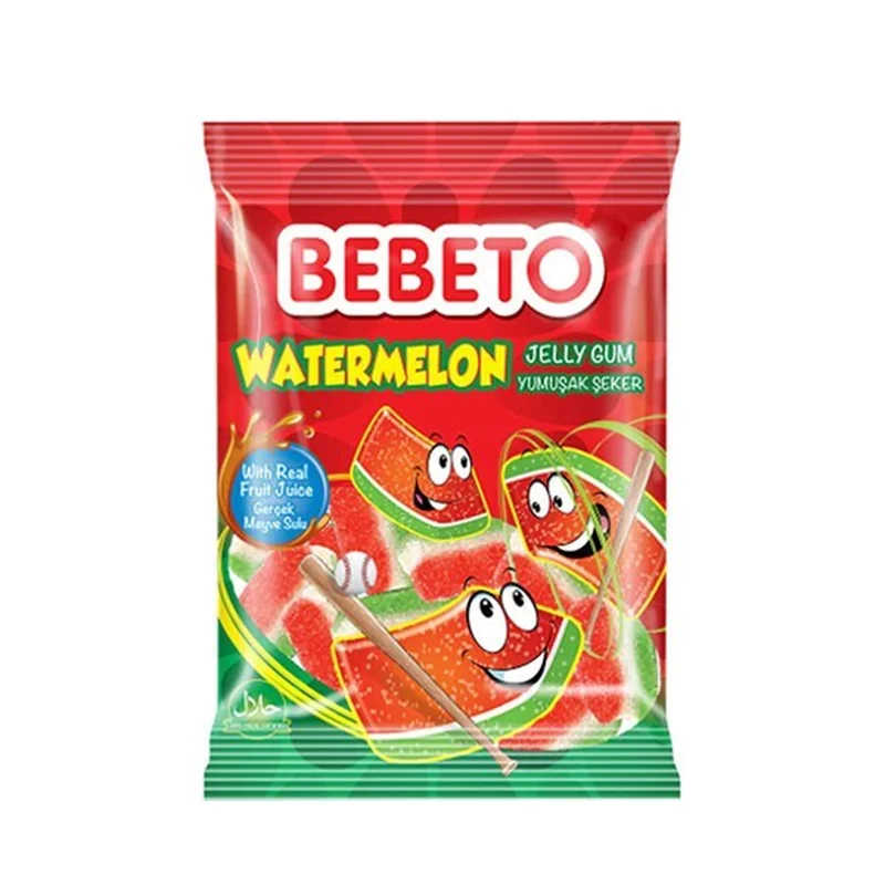 پاستیل ببتو BEBETO مدل شکر هندوانه ۸۰ گرمی