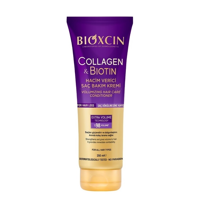 نرم کننده حجم دهنده کلاژن و بیوتین بیوکسین 250 میل Bioxcin Collagen & Biotin