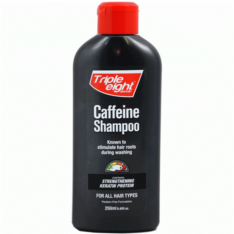 شامپو سر تریپل ایت Triple Eight Caffeine Shampoo حاوی کافئین و کراتین ضد ریزش 250 میل