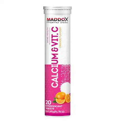 قرص جوشان مادوکس MADDOX Calcium + C کلسیم و ویتامین سی