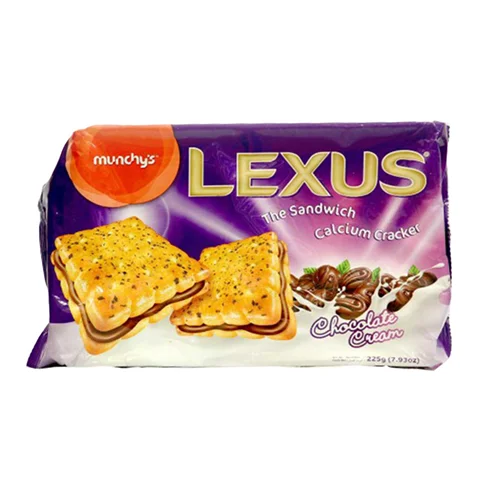 بیسکویت کراکر لکسوس شکلاتی
