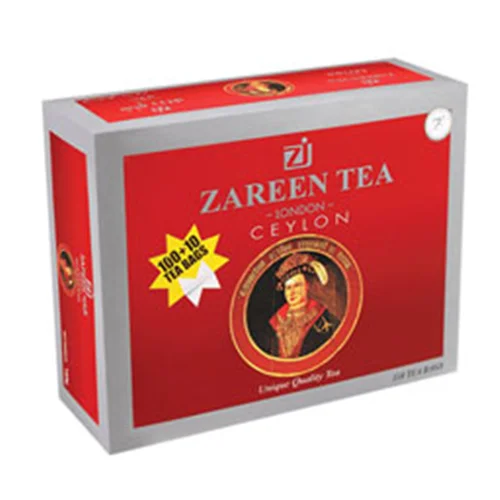 چای کیسه ای ساده 110 عددی زرین لندن Zareen Tea London