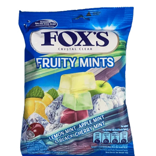ابنبات Foxs مدل Fruity Mints بسته ۹۰ گرمی