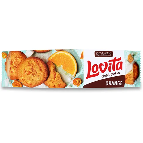 کوکی کلاسیک پرتقال لاویتا 150 گرم روشن ROSHEN lovita classic cookies