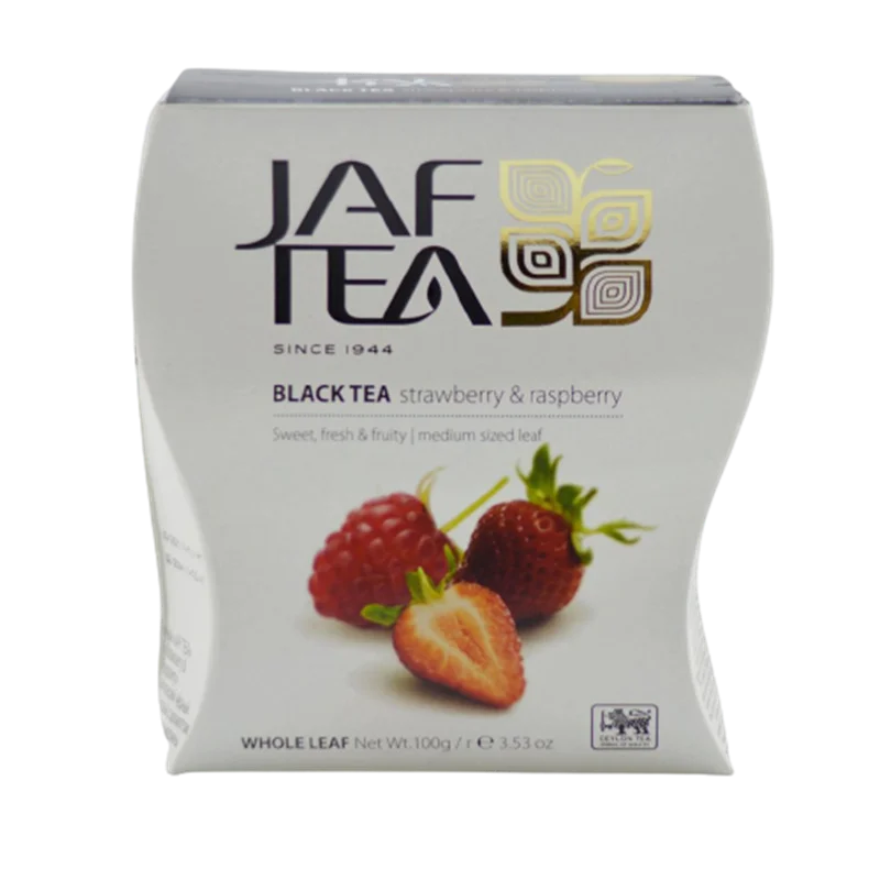 چای جف تی Jaf Tea مدل Strawberry & Raspberry