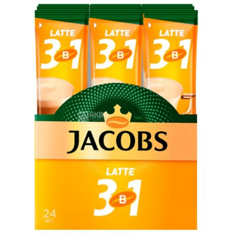 کافی لاته جاکوبز مدل Latte بسته 24 عددی