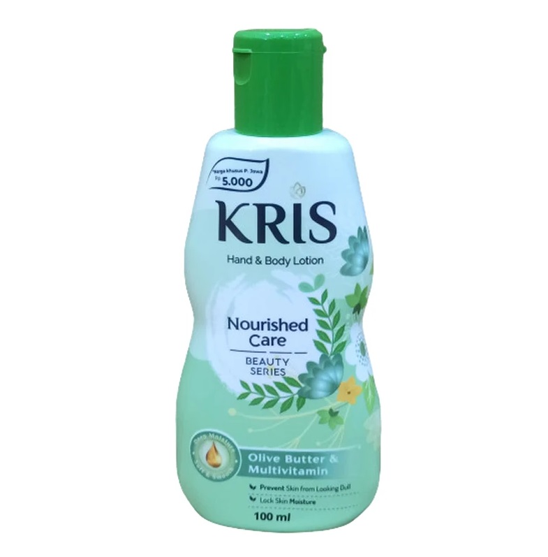 لوسیون دست و بدن کریس Kris روغن زیتون و مولتی ویتامین حجم 100 میل