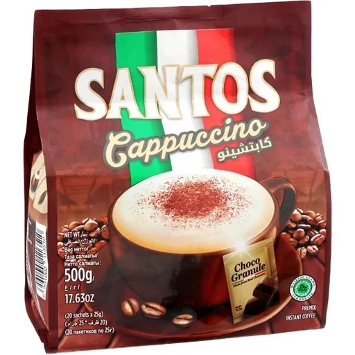 خارج از دسترس کاپوچینو سانتوس بسته 20 عددی SANTOS