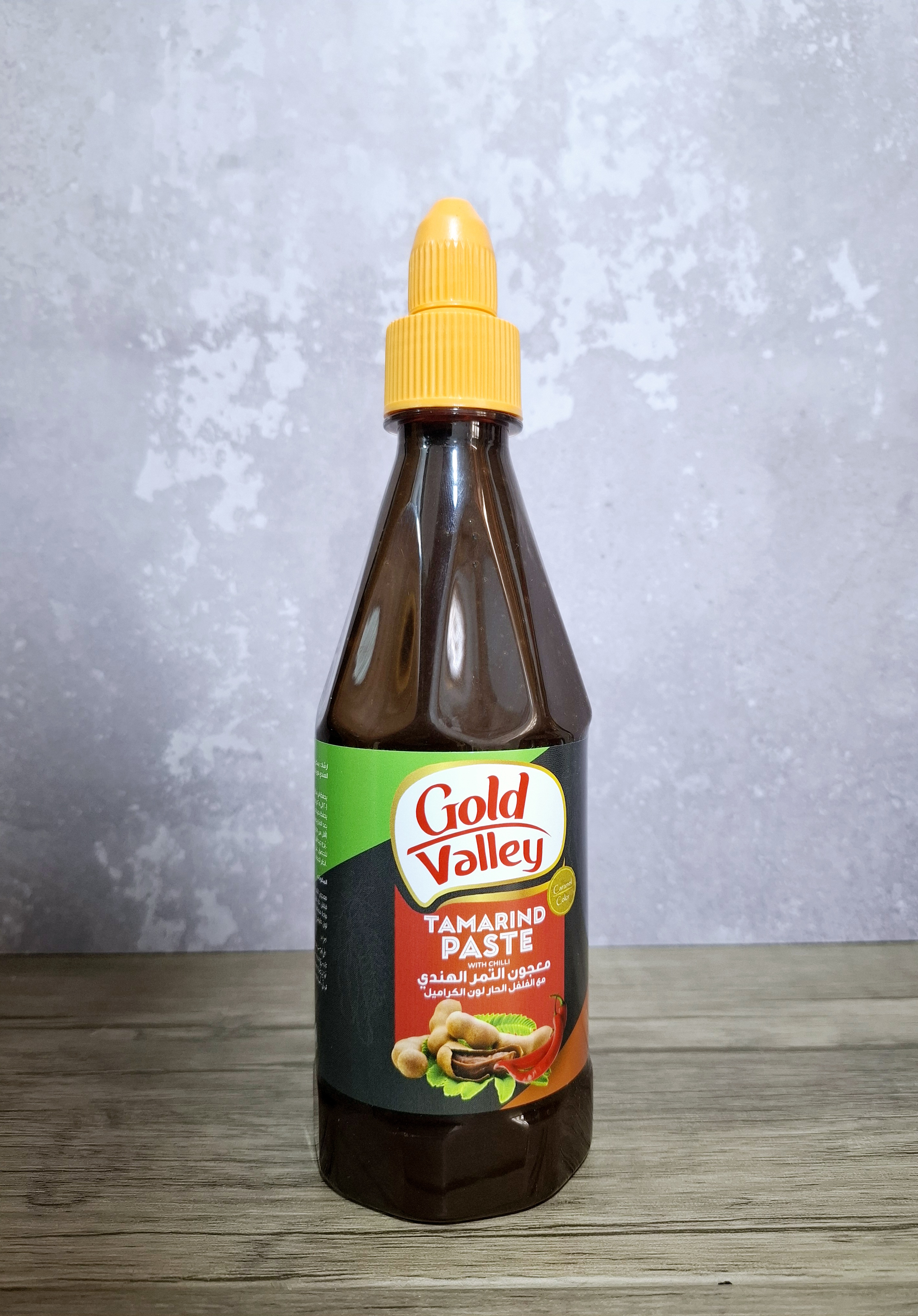 سس تمر مایع مدل کارامل چیلی ( تند ) _ 485 گرم _ Gold Valley