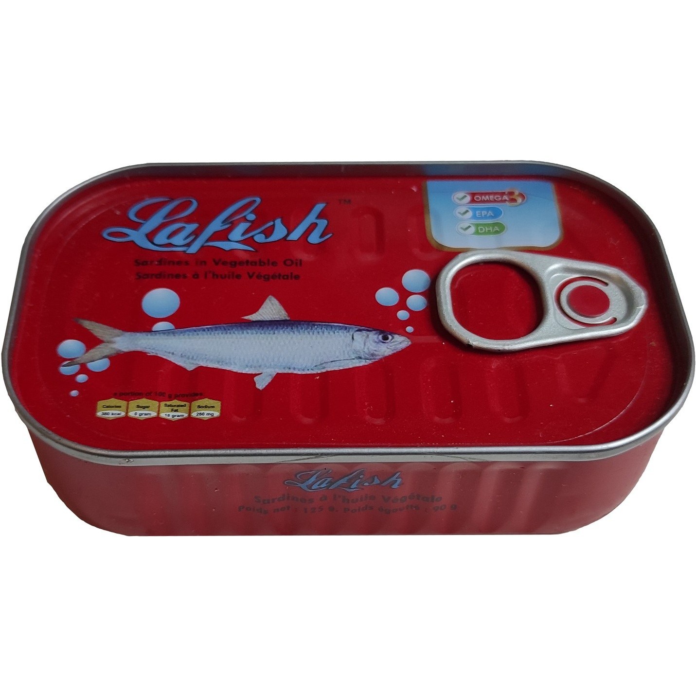 تن ماهی ساردین لافیش _ 125 گرمی _ Lafish