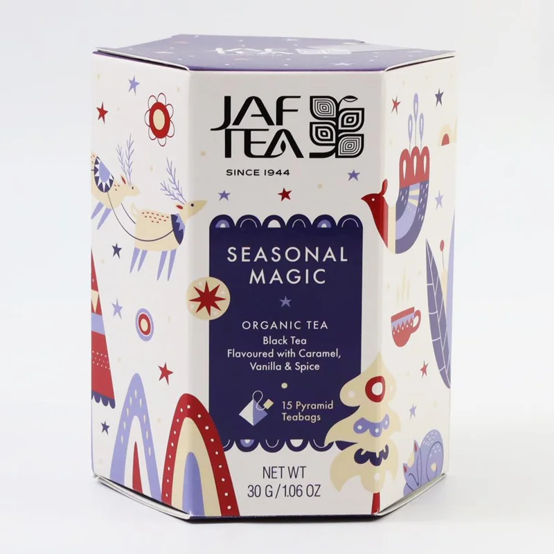 چای سیاه کیسه ای جف Jaf مدل Seasonal Magic