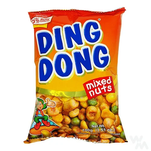 آجیل هندی دینگ دونگ ding dong مدل مخلوط (نارنجی)